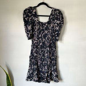Olivaceous Mini Dress Size S floral dress